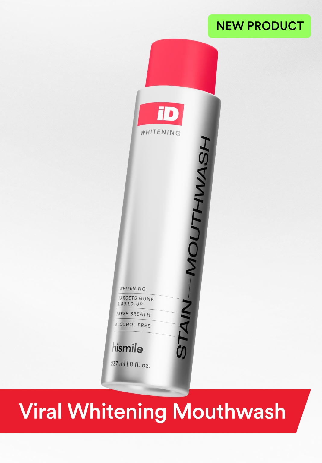Whitening Mouthwash for ID Stain Removal – Fresh Breath & Brighter Smile