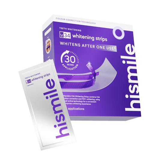 Teeth Whitening Strips with Color Correction – Instant Brightening & Stain Removal