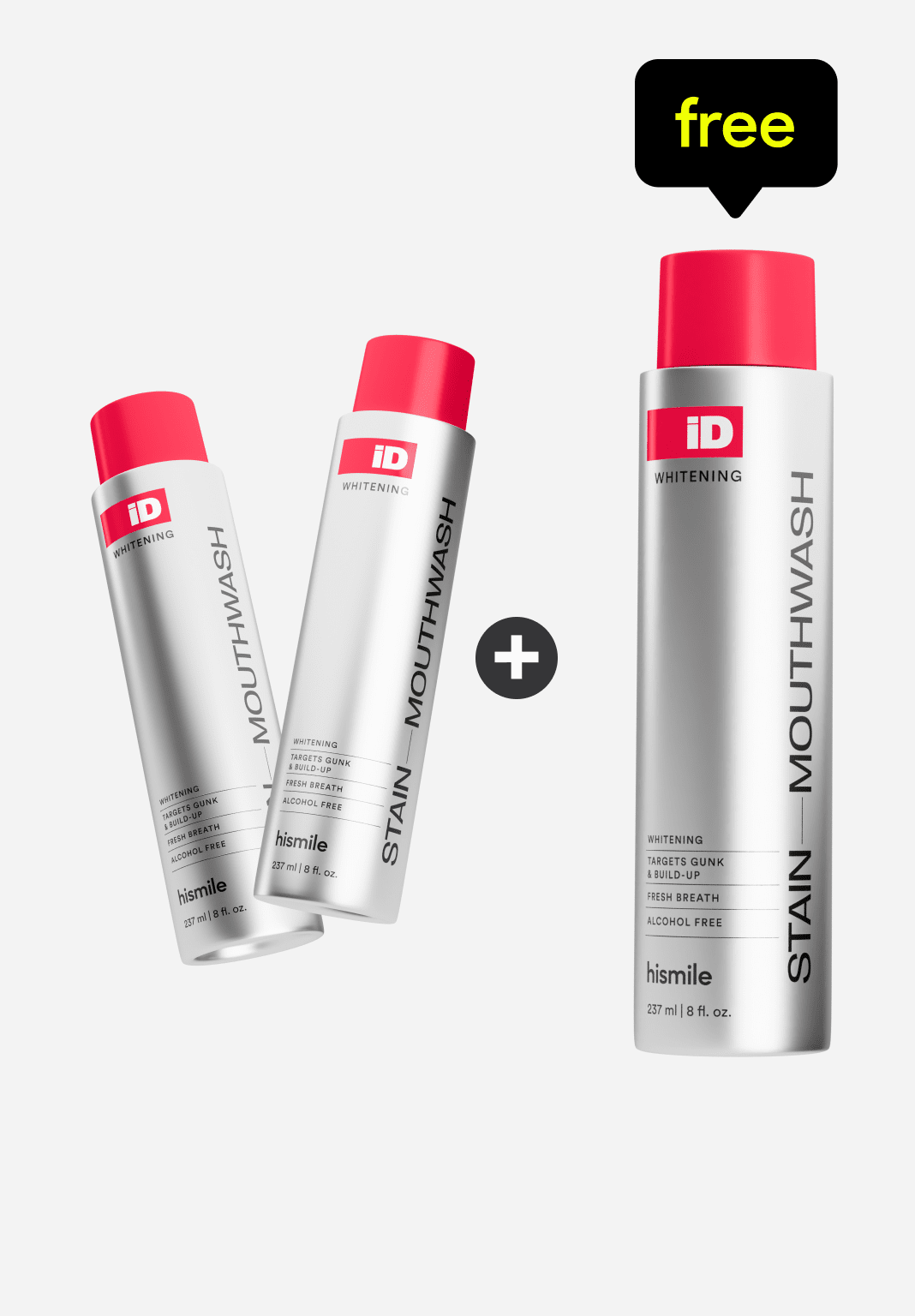 BUY 2 GET 1 FREE - iD Stain Whitening Mouthwash